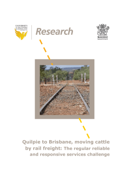 Quilpie to Brisbane, moving cattle