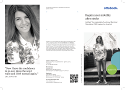 to the patient information flyer on ActiGait, the