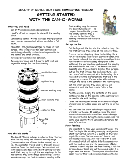 Can-O-Worms - County of Santa Cruz Public Works