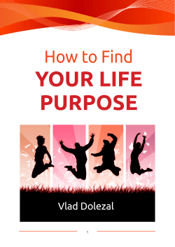 How to Find Your Life Purpose