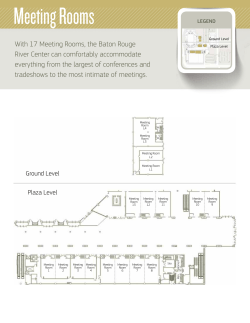 Meeting Rooms - Raising Cane`s River Center