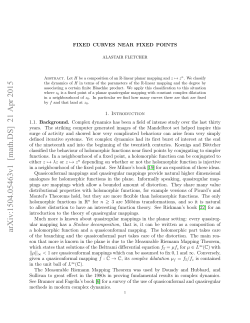 Fixed curves near fixed points