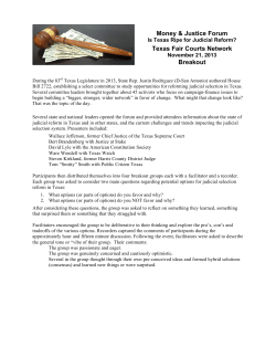 Breakout summary report d6