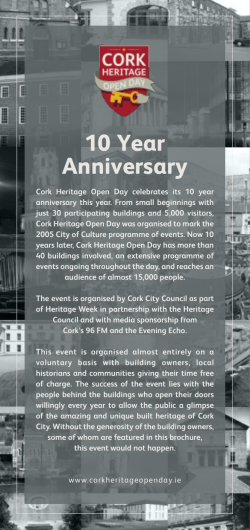 Cork Heritage Open Day Brochure 2014