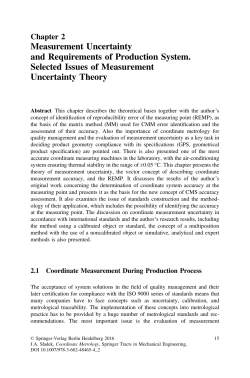 Measurement Uncertainty and Requirements of Production System