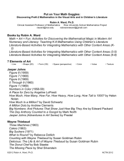 Put on Your Math Goggles - Rice University School Mathematics
