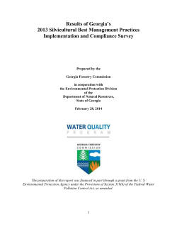 EXECUTIVE SUMMARY - Georgia Forestry Commission