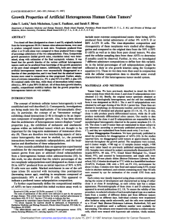 Growth Properties of Artificial Heterogeneous
