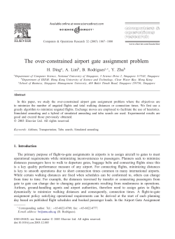 The over-constrained airport gate assignment problem