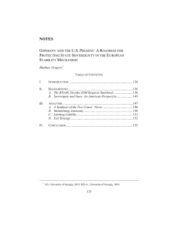 Germany and the US Present - Digital Commons @ Georgia Law