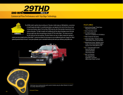 Commercial Plow Performance with Trip Edge Technology. - Sno-Way