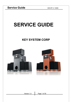 Service Guide - Hobbielektronika