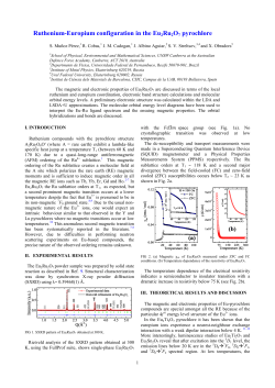 Eu2Ru2O7 electronic configuration