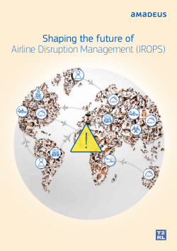 Shaping the future of Airline Disruption Management