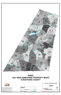 INDEX LEE, NEW HAMPSHIRE PROPERTY MAPS STRAFFORD