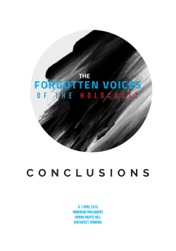 conclusions forgotten voices