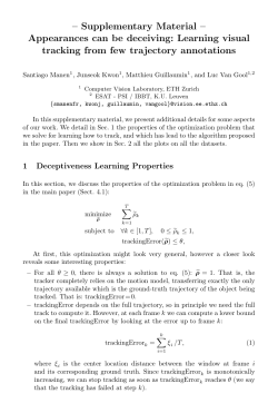 Supplementary Material &ndash; Appearances can be deceiving: Learning
