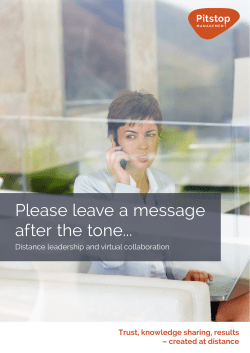 Please leave a message after the tone