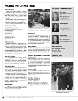 media information - College Sports Live