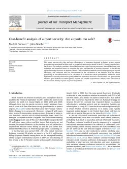 Cost-benefit analysis of airport security: Are airports too safe?