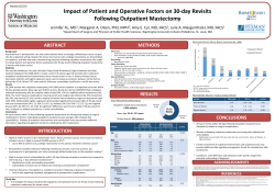 Impact of Patient and Operative Factors on 30
