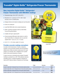 Traceable&reg; Digital-Bottle&trade; Refrigerator/Freezer Thermometer