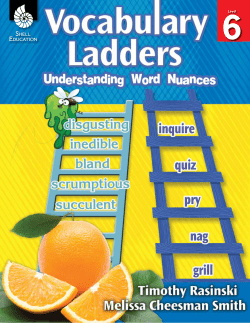 Sentence Stems - School Specialty