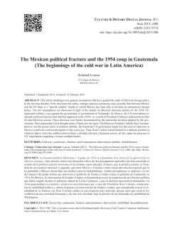 The Mexican political fracture and the 1954 coup in Guatemala (The