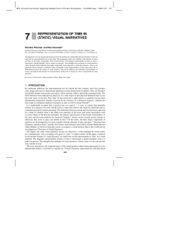 7 REPRESENTATION OF TIME IN (STATIC) VISUAL NARRATIVES