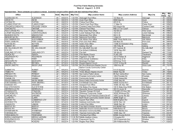 August 2 - about USPS