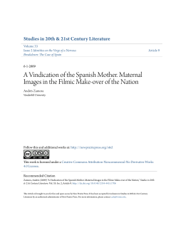 A Vindication of the Spanish Mother. Maternal