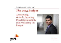 TaXavvy Special Edition: Budget 2015 issue