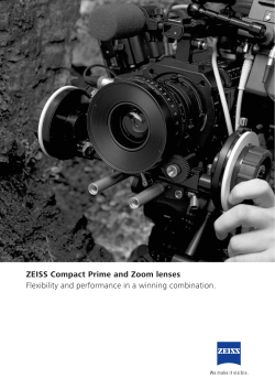 Brochure Compact Prime and Zoom Lenses