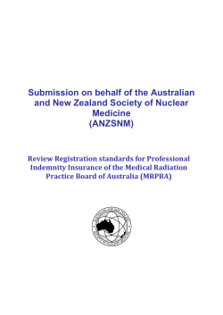 anzsnm - Medical Radiation Practice Board of Australia