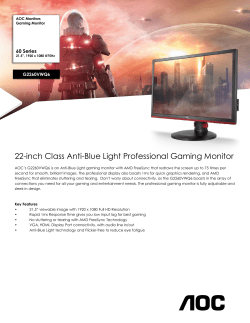 22-inch Class Anti-Blue Light Professional Gaming