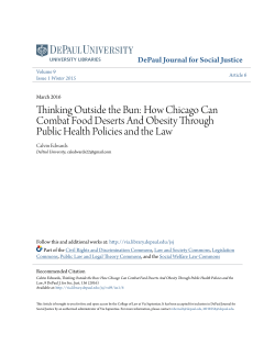 Thinking Outside the Bun: How Chicago Can