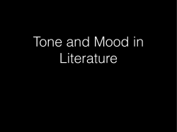 Tone and Mood Flipped Lesson