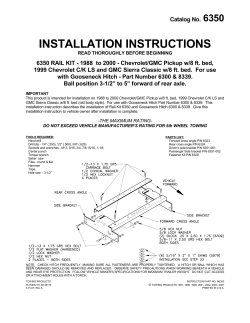 installation instructions - Draw-Tite