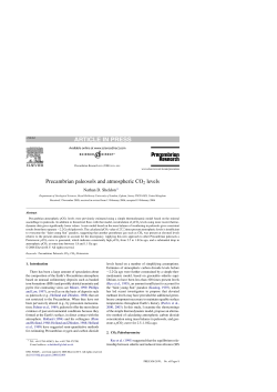 Precambrian paleosols and atmospheric CO2