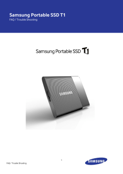 Samsung Portable SSD T1