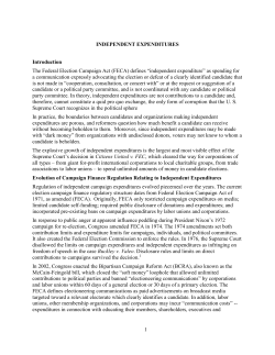 independent expenditure - The LWV Management site