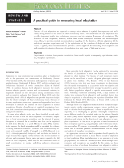 A practical guide to measuring local adaptation