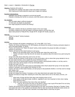 Introduction to The Cay - Swarthmore College :: ITS