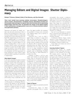 Managing Editors and Digital Images: Shutter Diplo