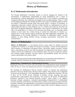 History of Mathematics