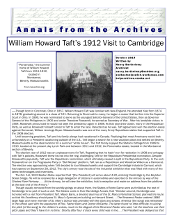 Annals from the Archives October 2014