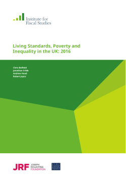 Living Standards, Poverty and Inequality in the UK