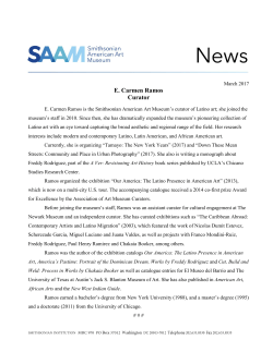 E. Carmen Ramos - Smithsonian American Art Museum