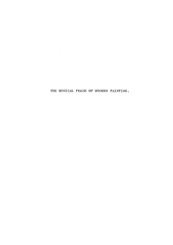 The music phase of modern painting