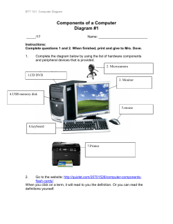 Internal Components of a Computer Diagram